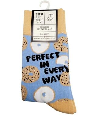 Two Left Feet Sock Co. Bagel Socks "Perfect In Every Way"